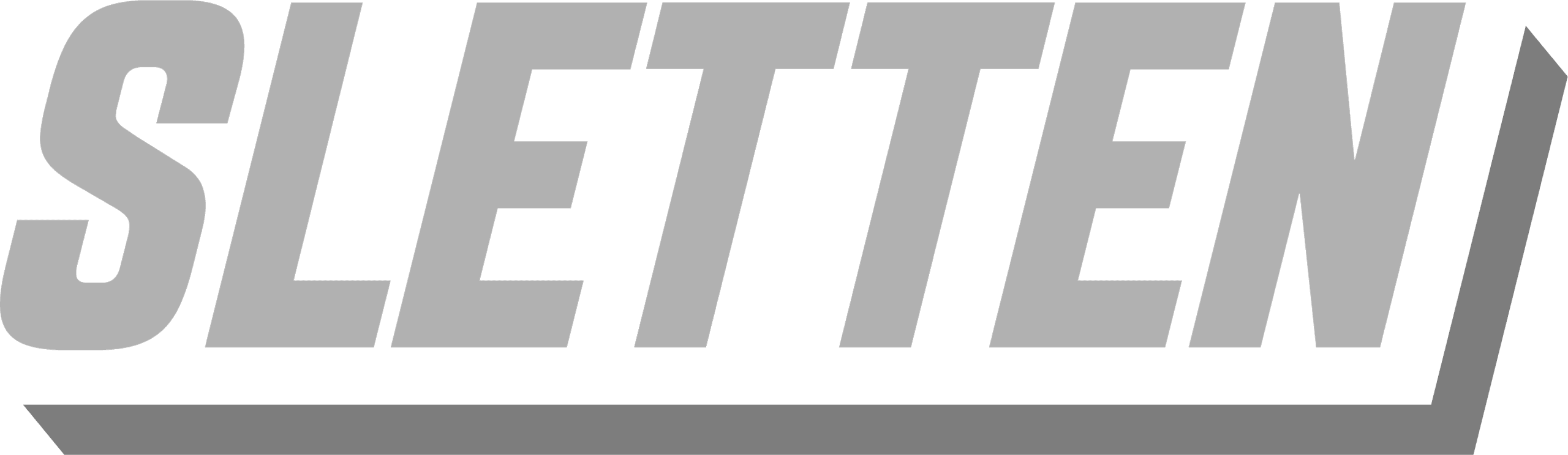 Sletten logo grayscale